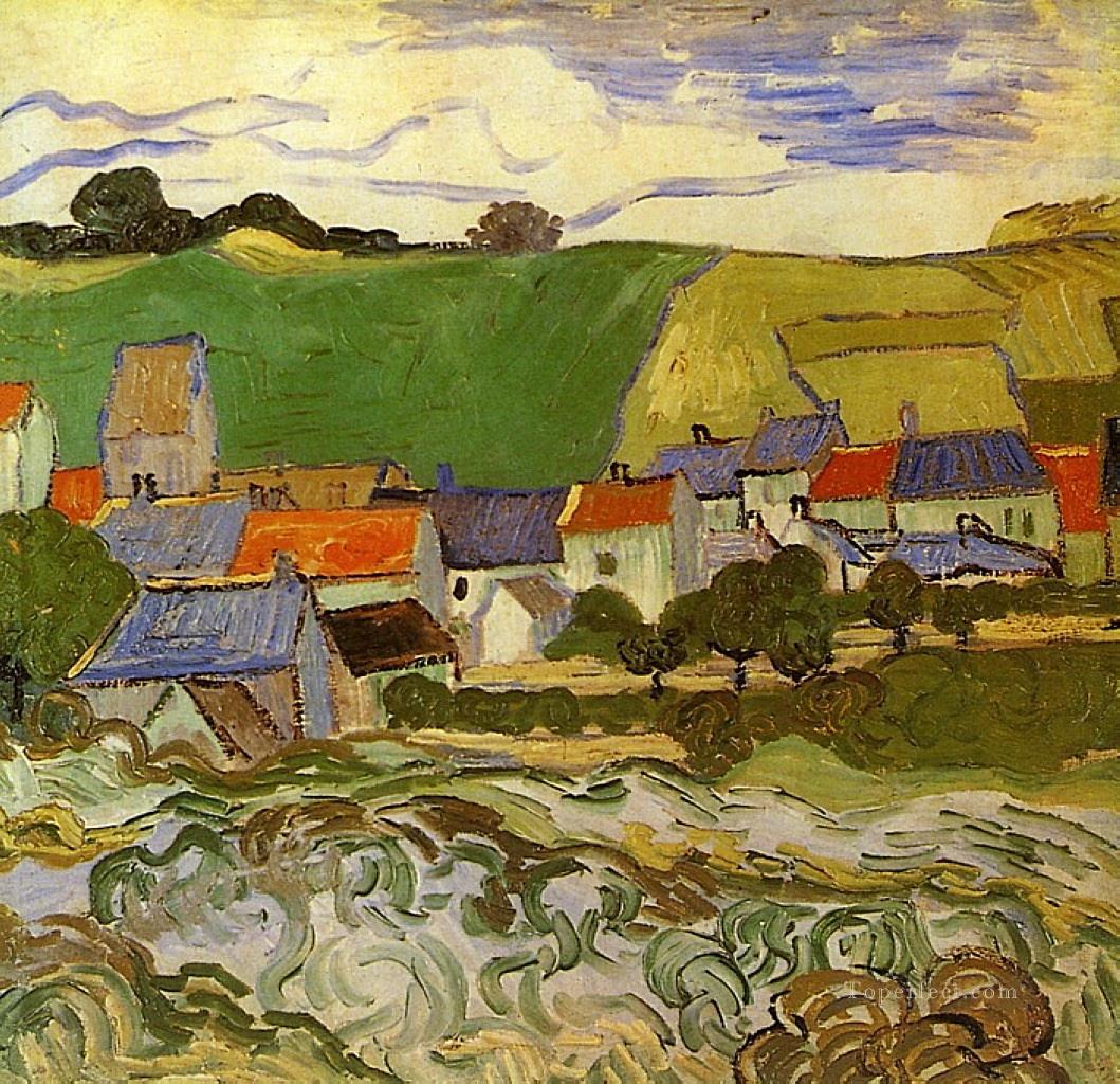 View of Auvers Vincent van Gogh Oil Paintings